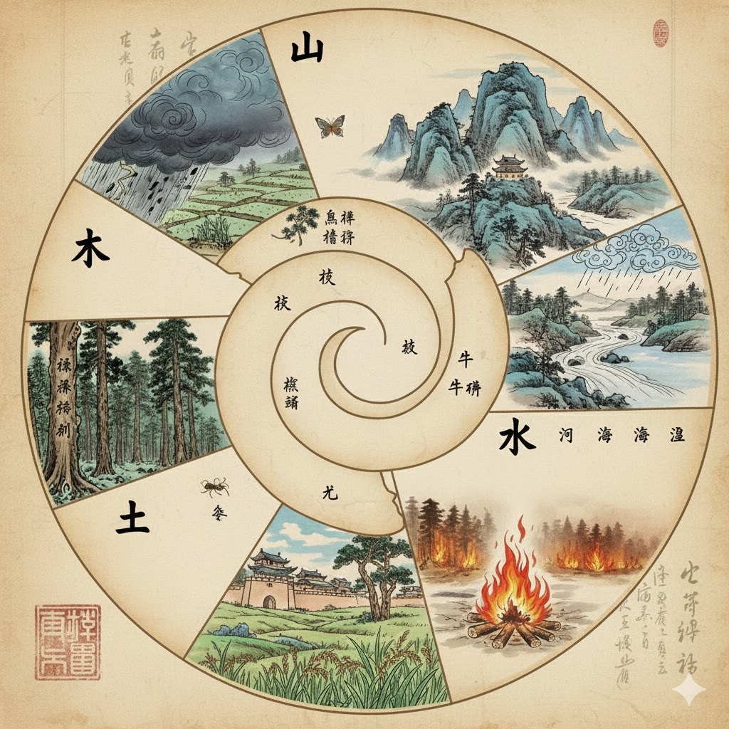 Học chữ qua bộ thiên nhiên và môi trường trong tiếng Trung