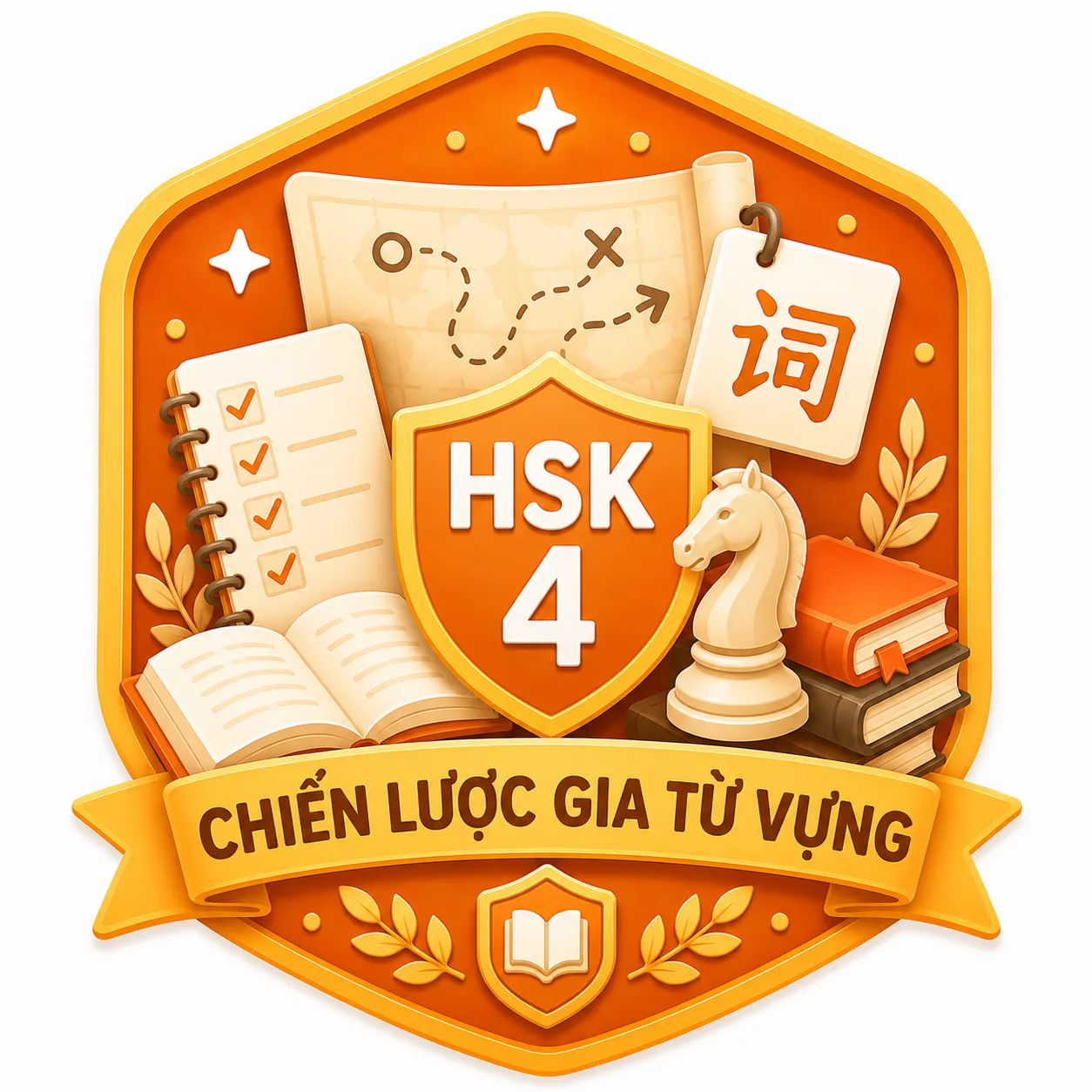 Huy hiệu Chiến Lược Gia Từ Vựng