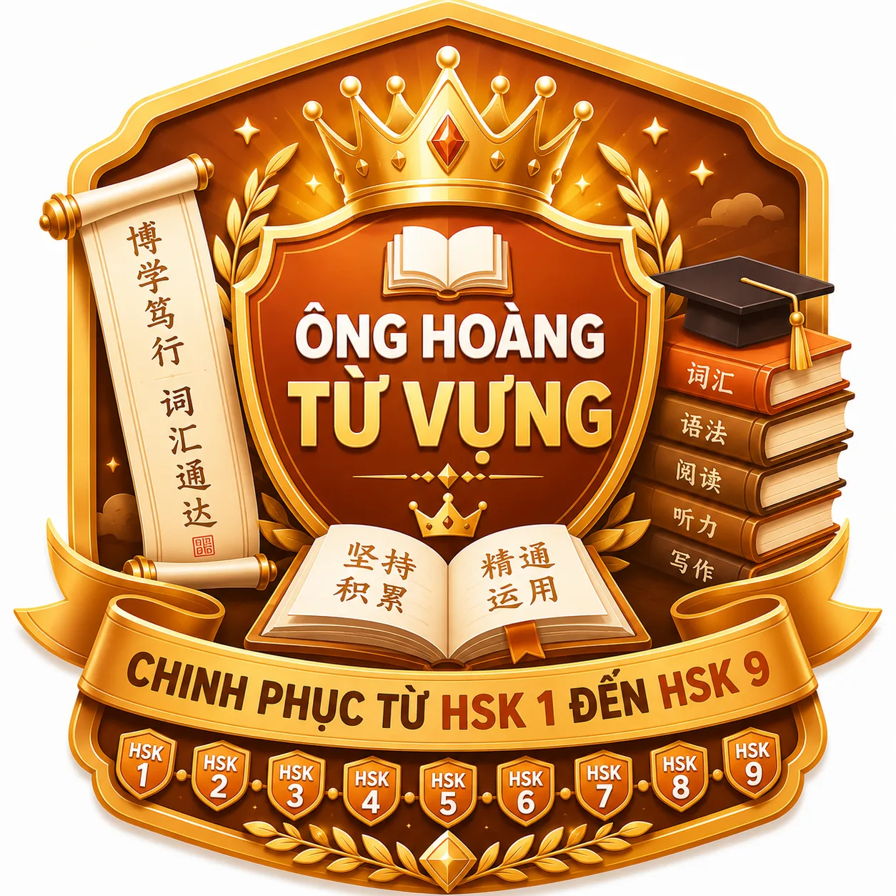 Huy hiệu Ông Hoàng Từ Vựng